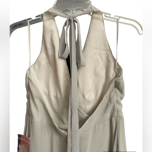 Birdy Grey Moni Convertible Maxi Dress Size M Dove Grey Bridesmaid Gown Fairy - Picture 8 of 13
